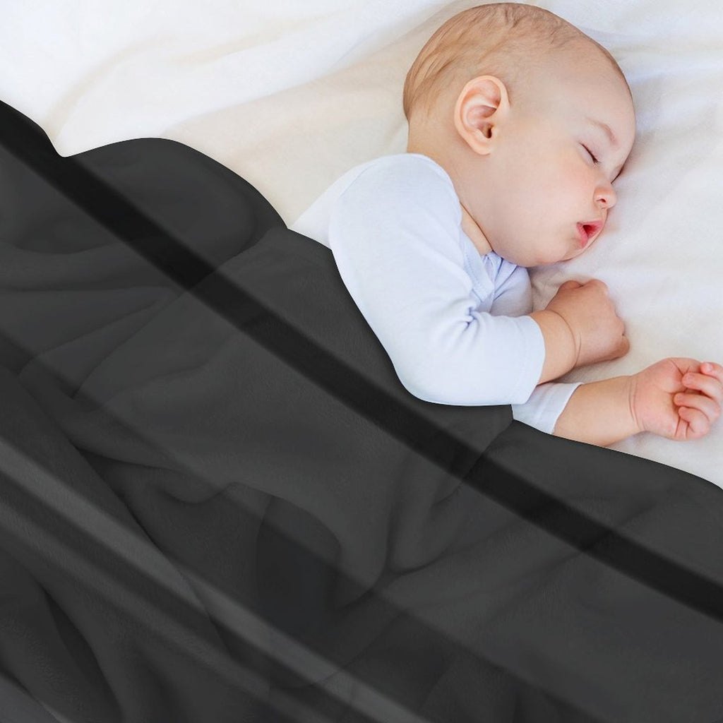 Horizontal Variations on Shades of Grey Lightweight Throw Blanket