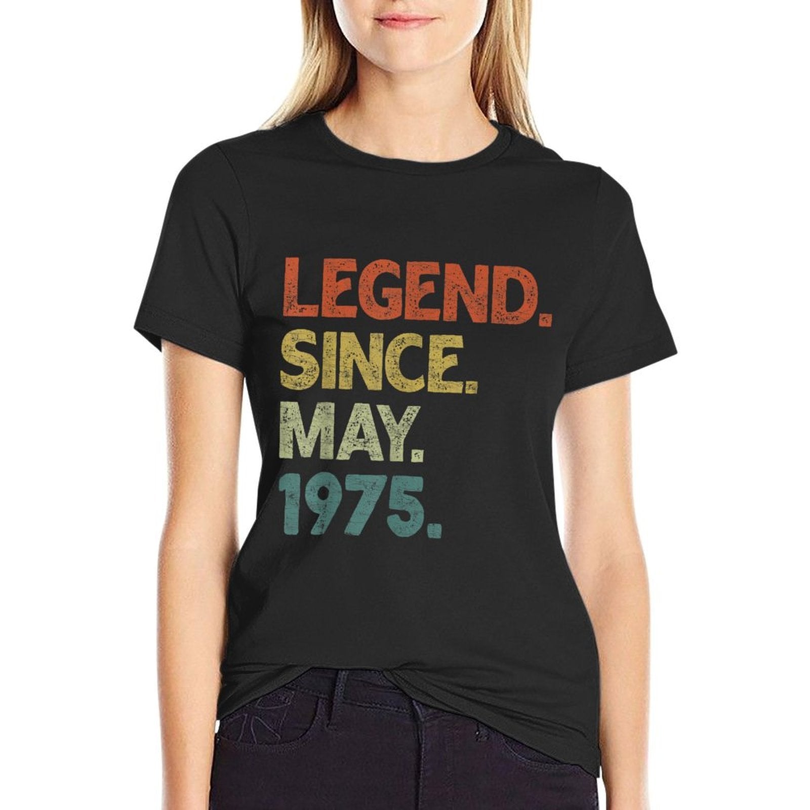 50 Years Old Legends Since May 1975 50th Birthday  Affordable Price T-Shirt