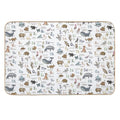 Australian Animals Alphabet Durable Bath Mat