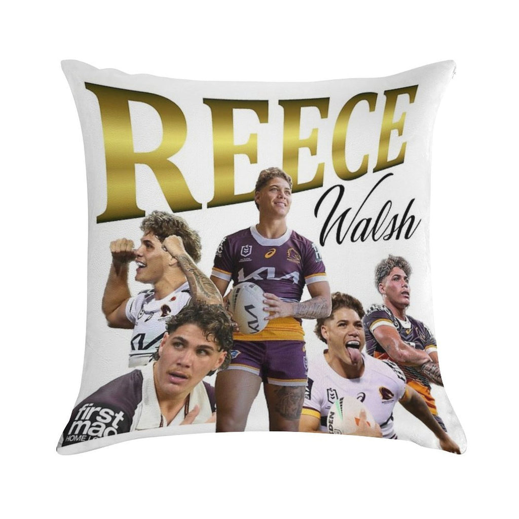 Reece Walsh Collage 2.0 Soft Warmth Comfort Throw Pillow
