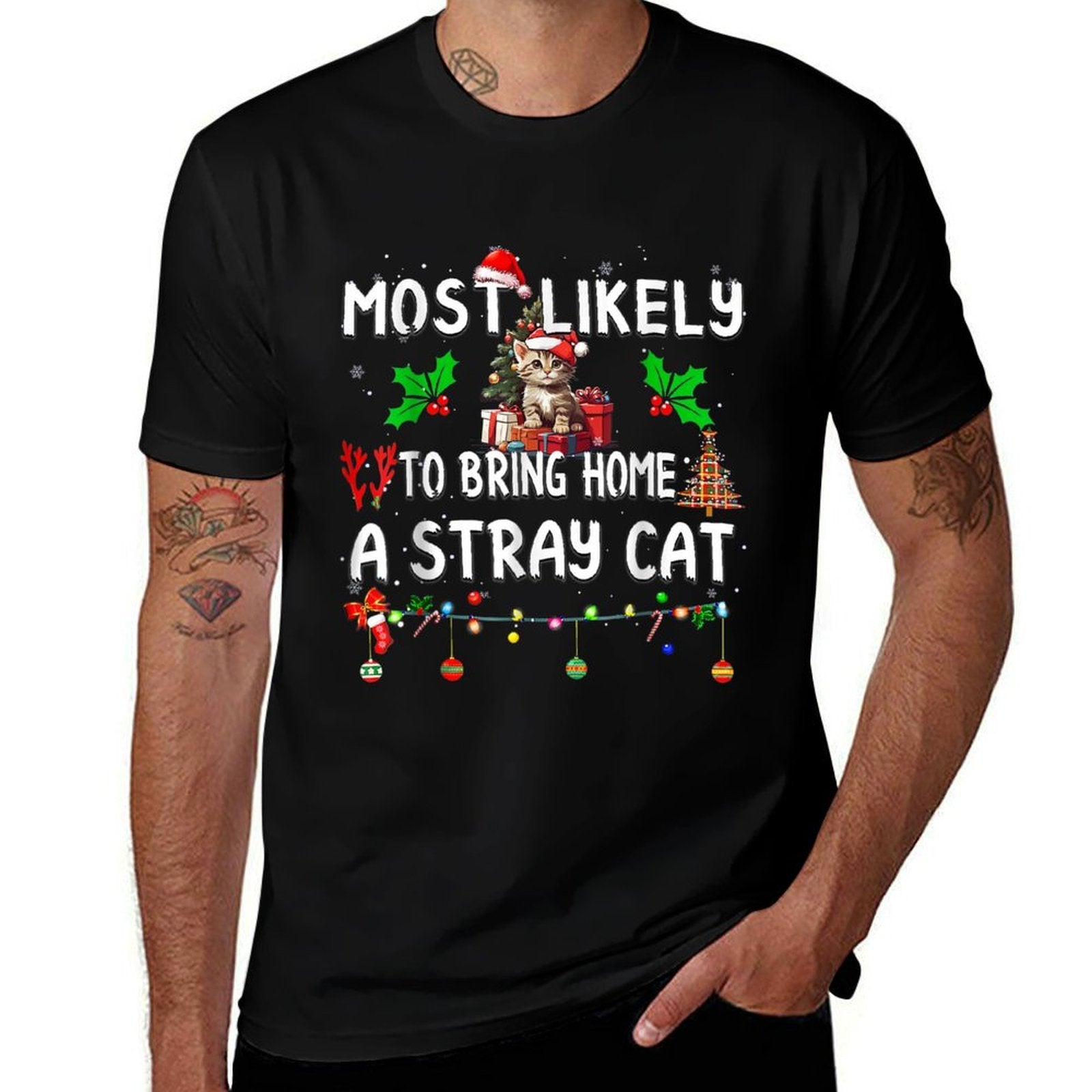 Most Likely To Bring Home Stray Cat Family Matching  Quick-drying T-Shirt