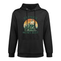 Father Mows Best Dad Fathers Day Funny Men Mowing Lawn Relaxed Fit Hoodie