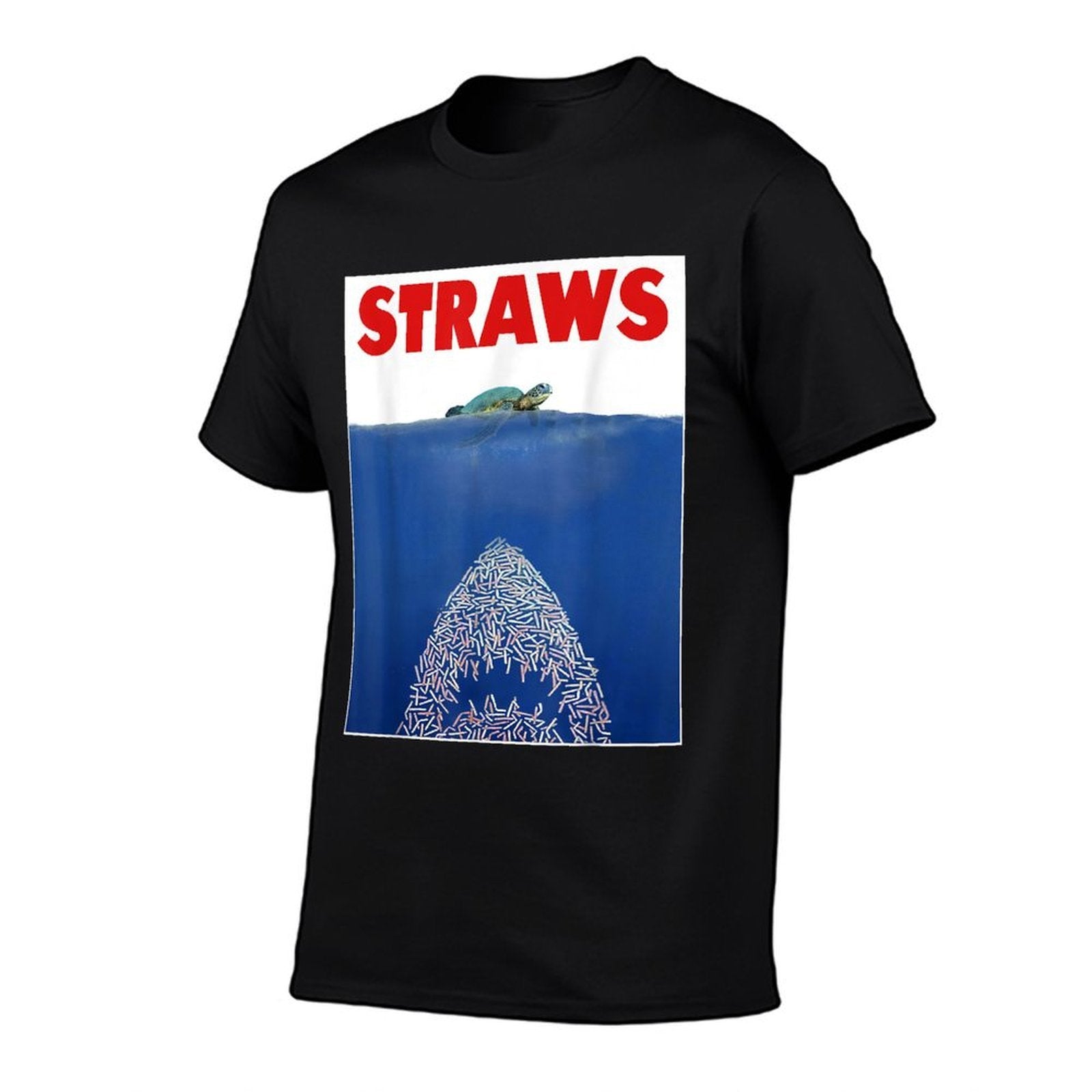 Save The Sea Turtles Conservation Gift Anti Straws  Stretchy T-Shirt