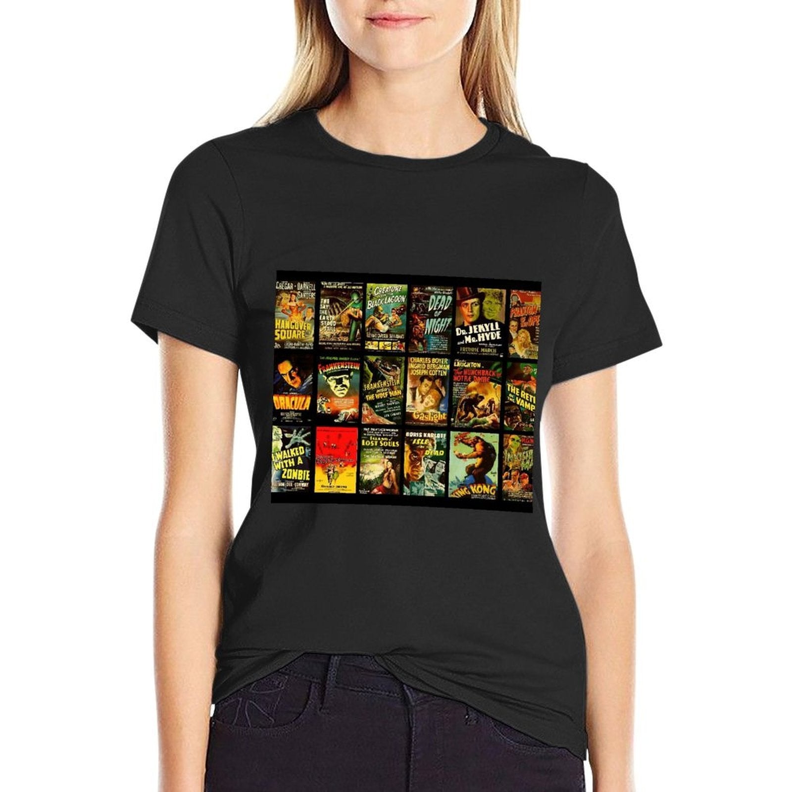 Vintage Classic Horror Monster Movie Posters  Classic T-Shirt