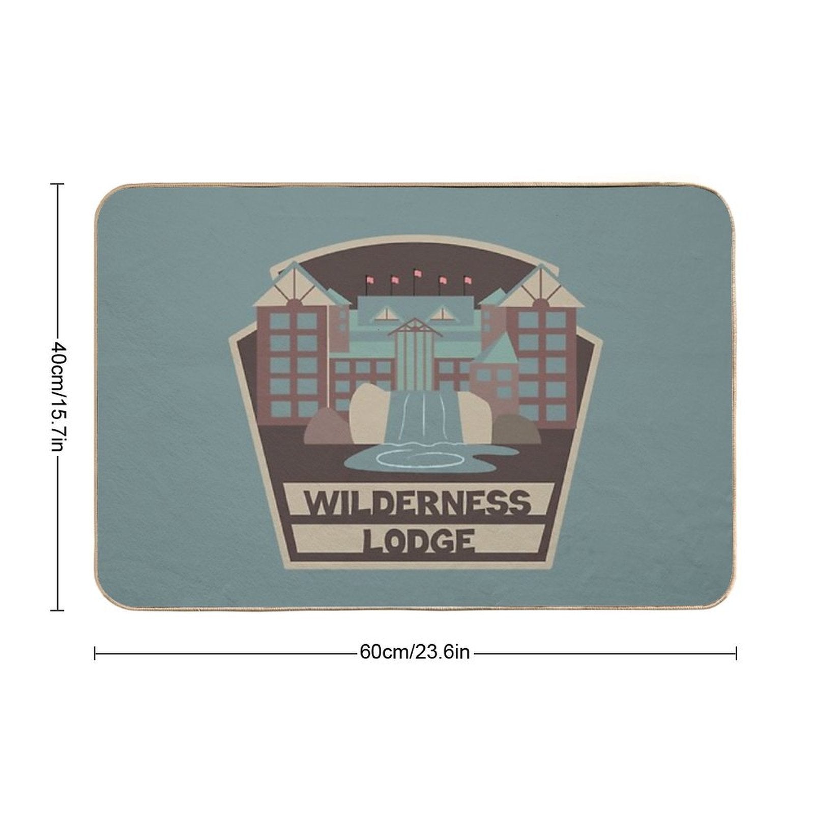 Wilderness Lodge  Toxin-Free Bath Mat