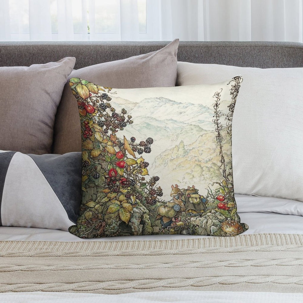 Walk to The High Hills Soft Multiple Sizes Throw Pillow