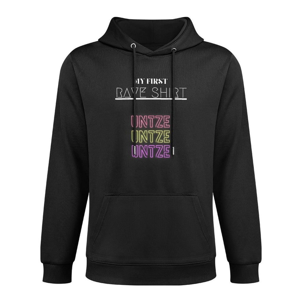 Childrens My First Rave UNTZE Festival Gift Idea Pilling-Resistant Hoodie