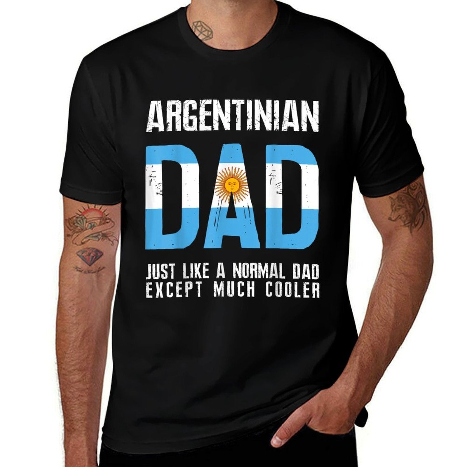 Argentinian Dad Like Normal Except Cooler Argentina  Relaxed-fit T-Shirt