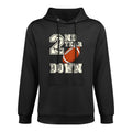 Kids 2nd Year Football Fun for Birthday Boys Touchdown Adjustable Hood Hoodie