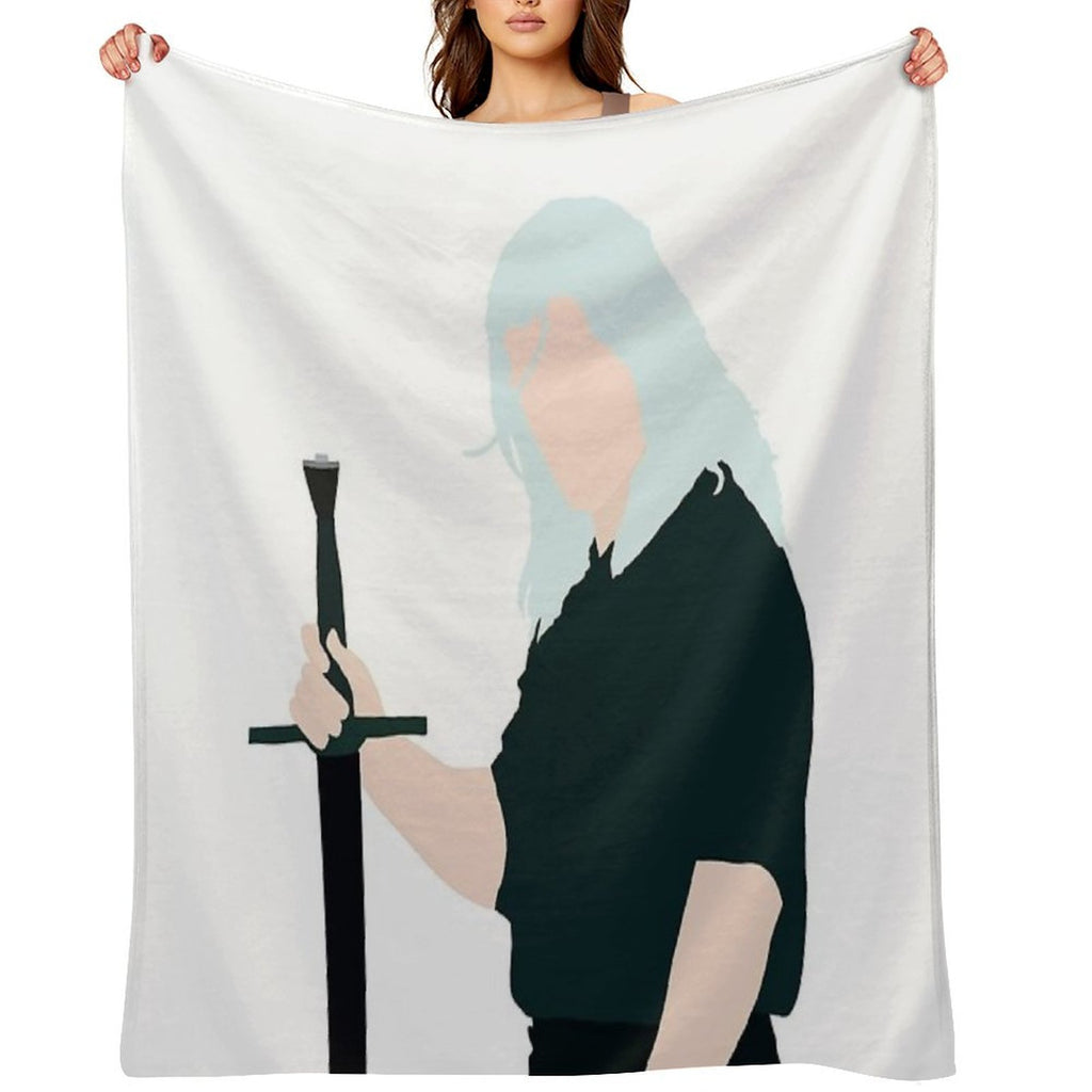 The Witcher  Geralt of Rivia All-season Throw Blanket