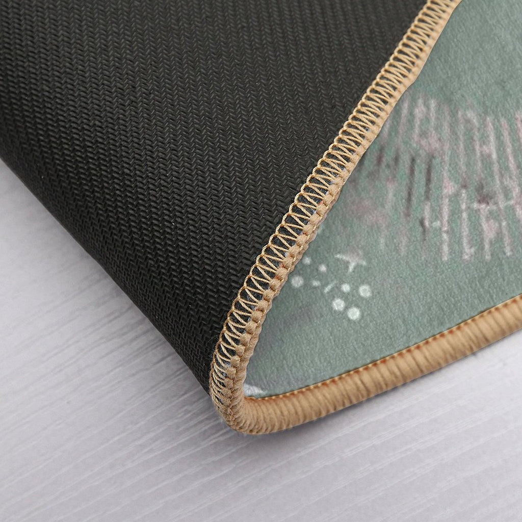 Mystic Green Moon  High-Traffic Bath Mat