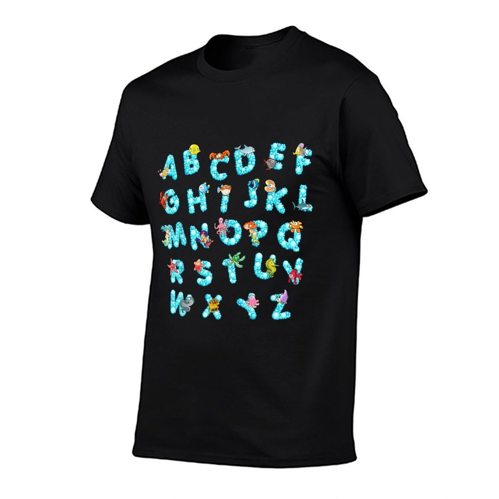 Funny Alphabet Ocean Animal Kindergarten Teacher  Versatile T-Shirt