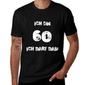 Ich Bin 60 Ich Darf Das! 60th Birthday  Vintage-inspired T-Shirt