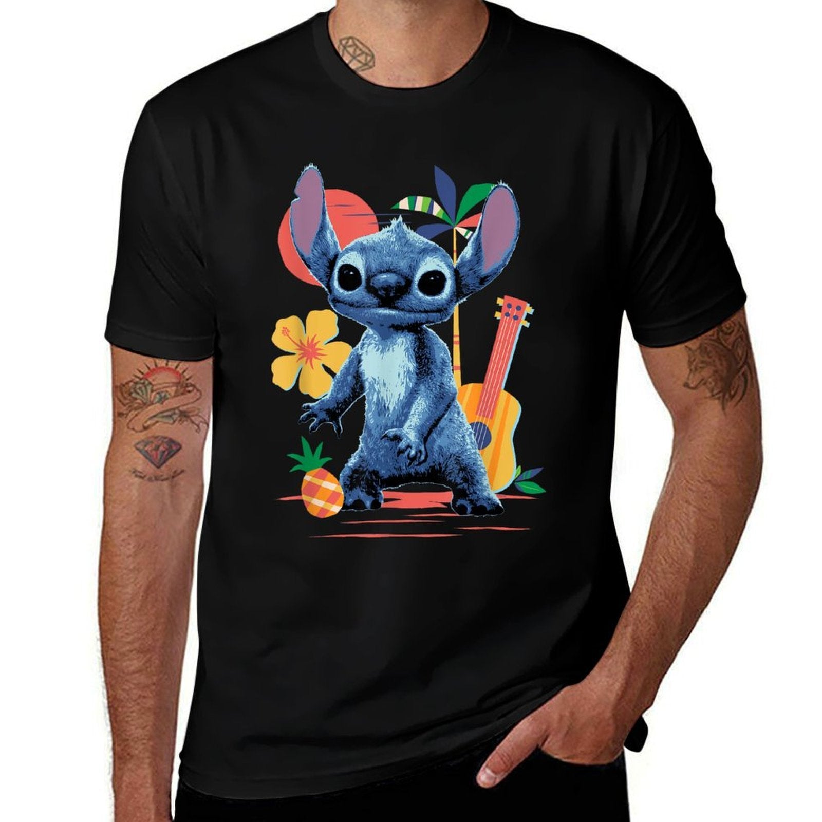 Disney Lilo & Stitch Live-Action Movie Musical Beach Fun  Classic T-Shirt