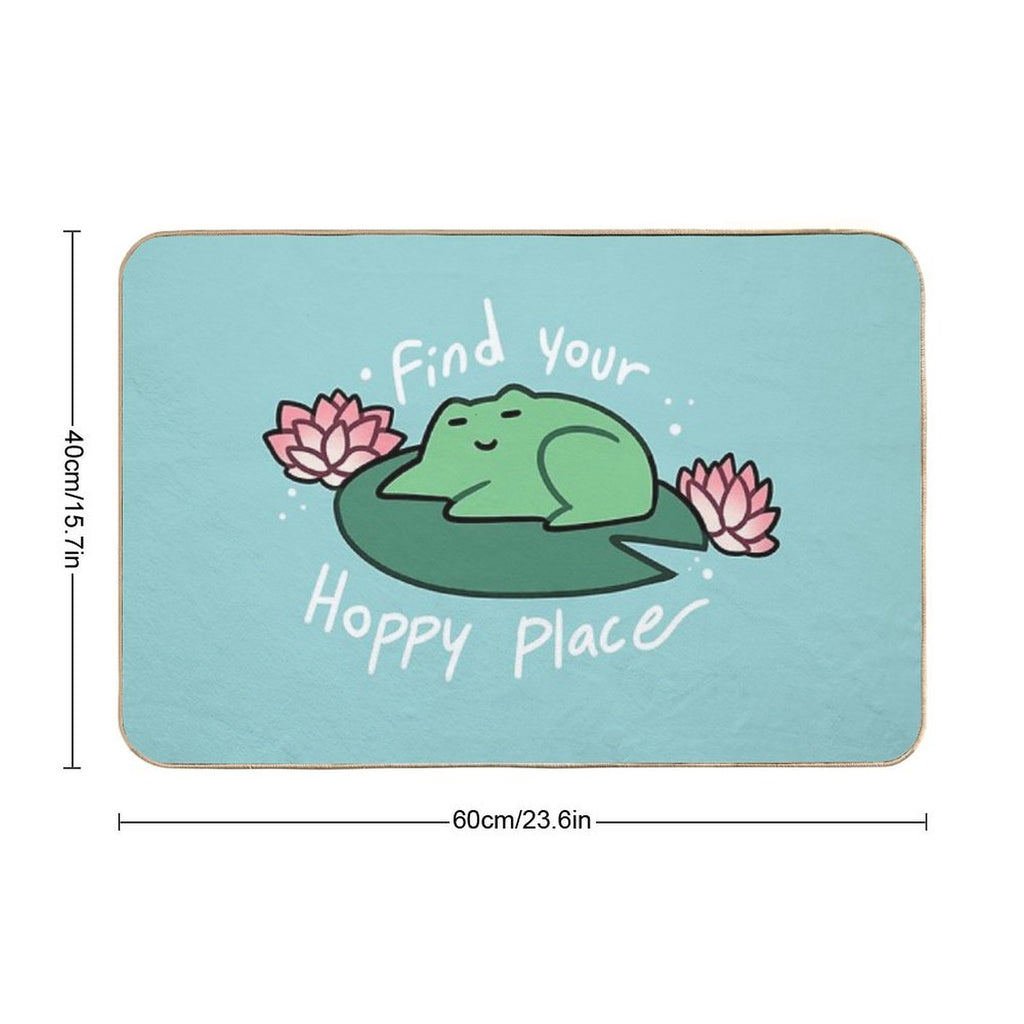 Find Your Hoppy Place  Versatile Bath Mat
