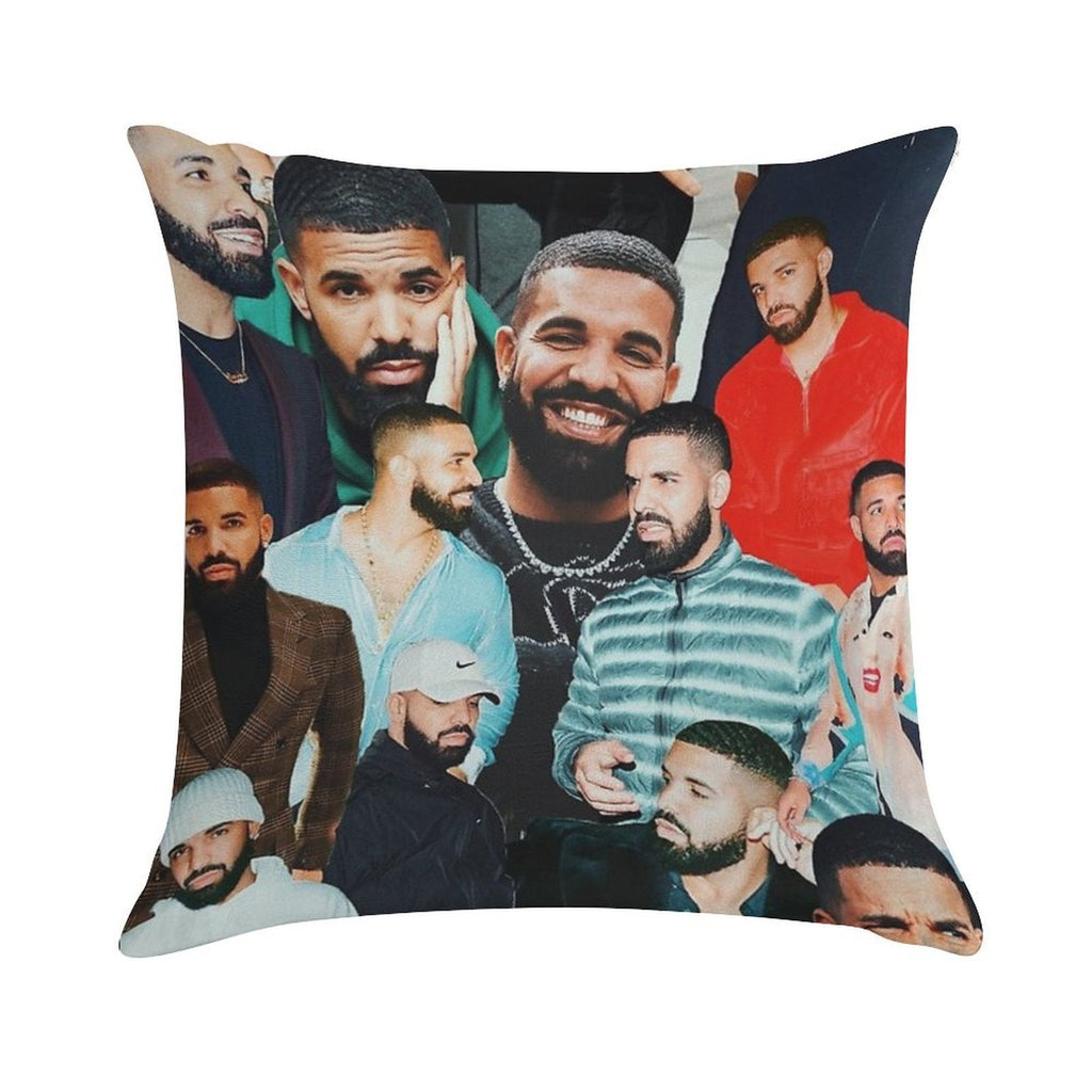 Drake Collage Soft Style Accent Throw Pillow