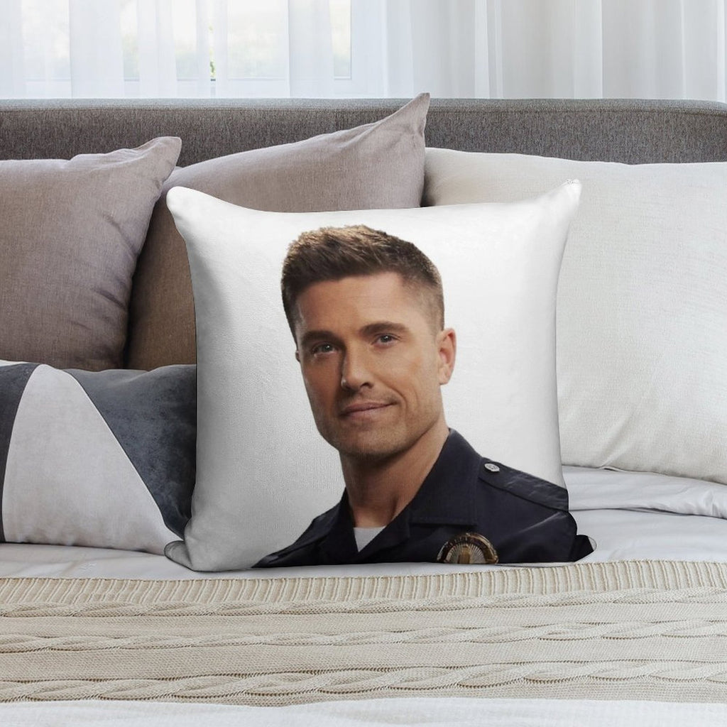 Tim Bradford - The Rookie Soft Hidden Zipper Throw Pillow