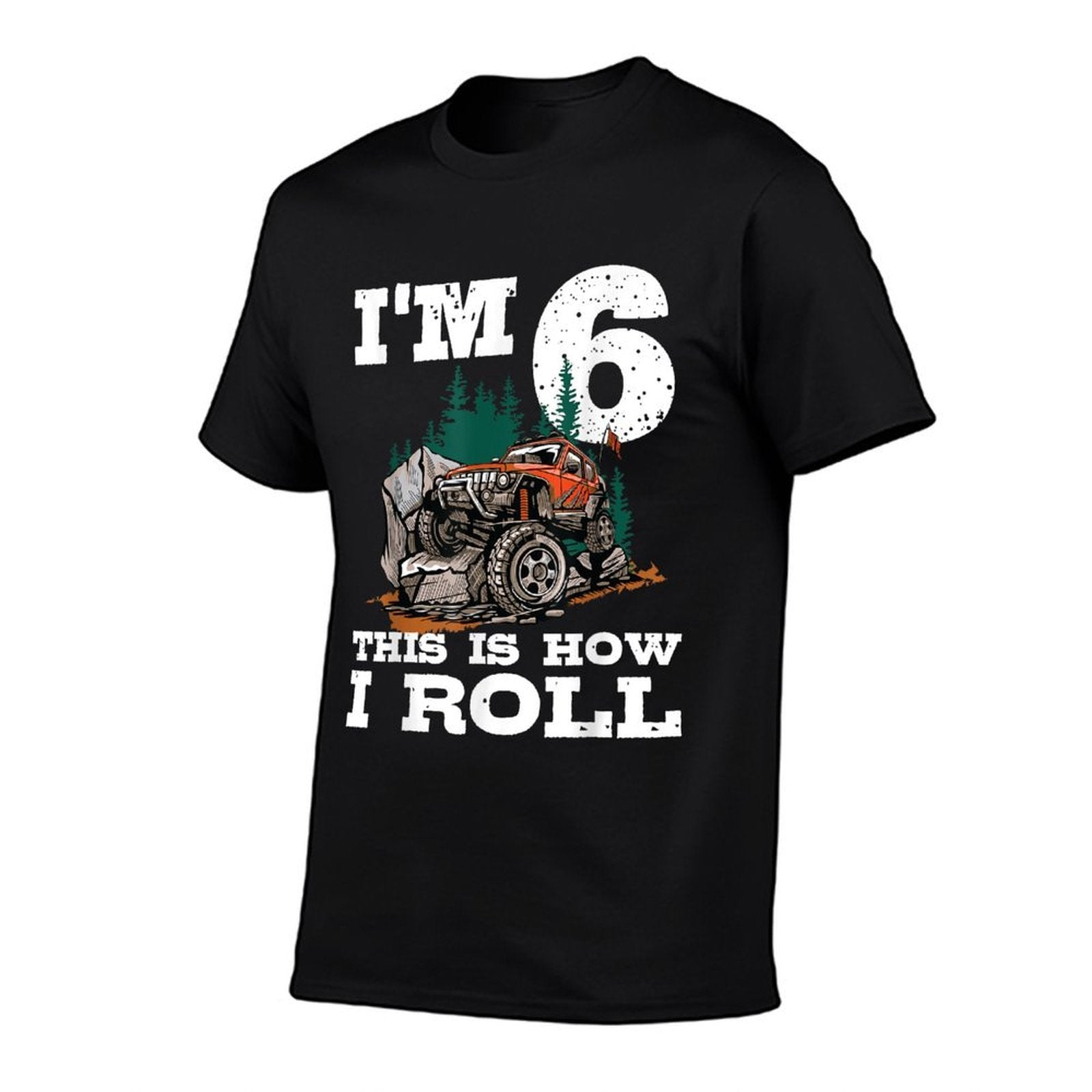 6th Birthday 4x4 Offroad Lover 6 Years Old Bday  Vintage-inspired T-Shirt