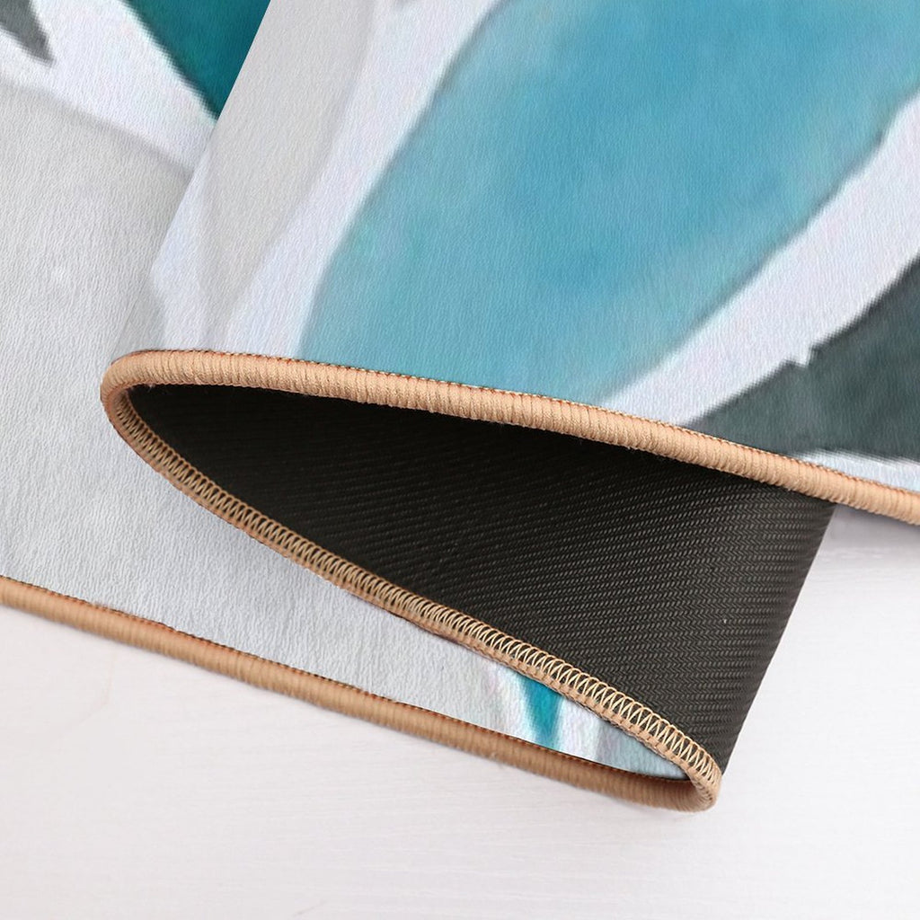 Abstract Leaf  Non-Slip Bath Mat
