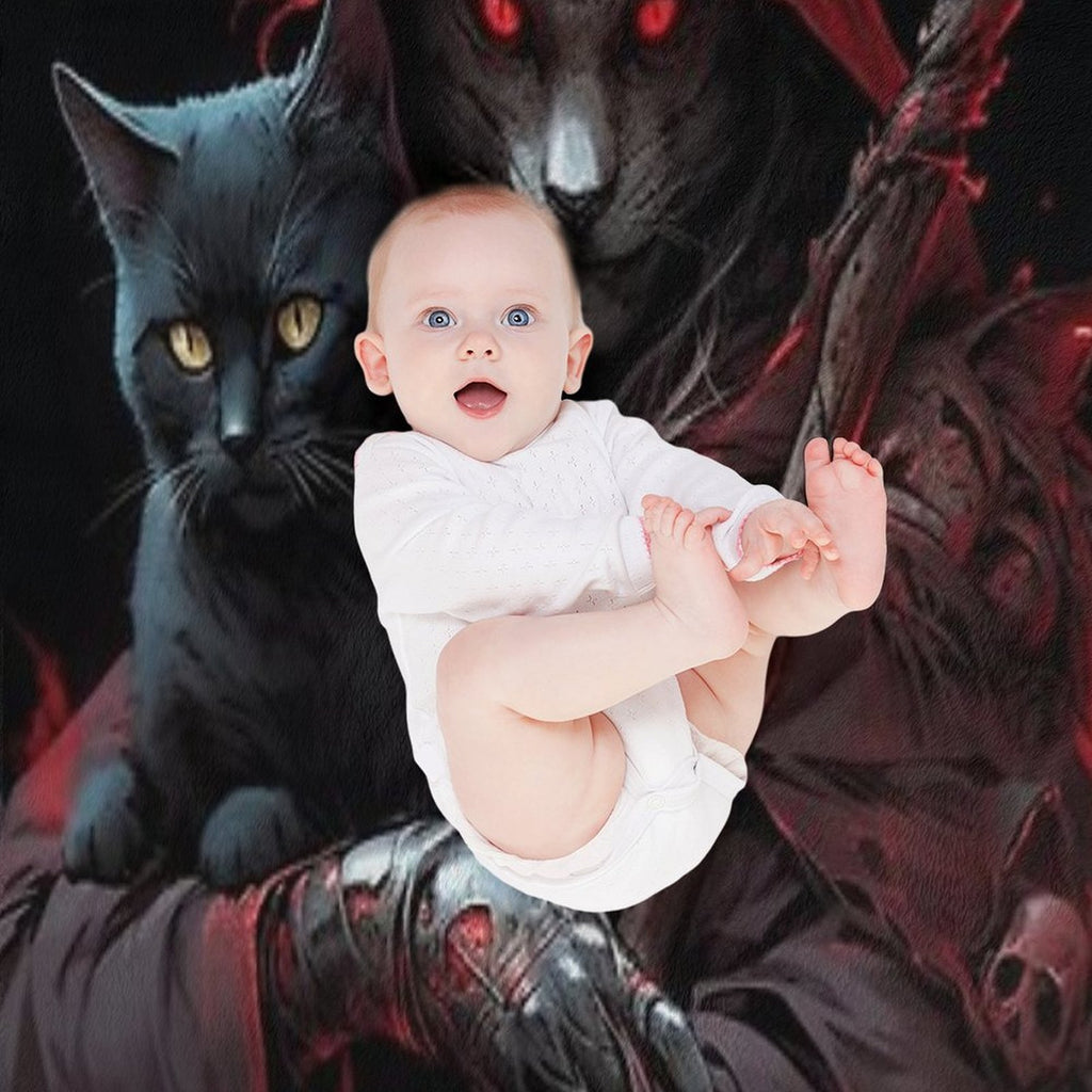 Grim Reaper All-season Throw Blanket