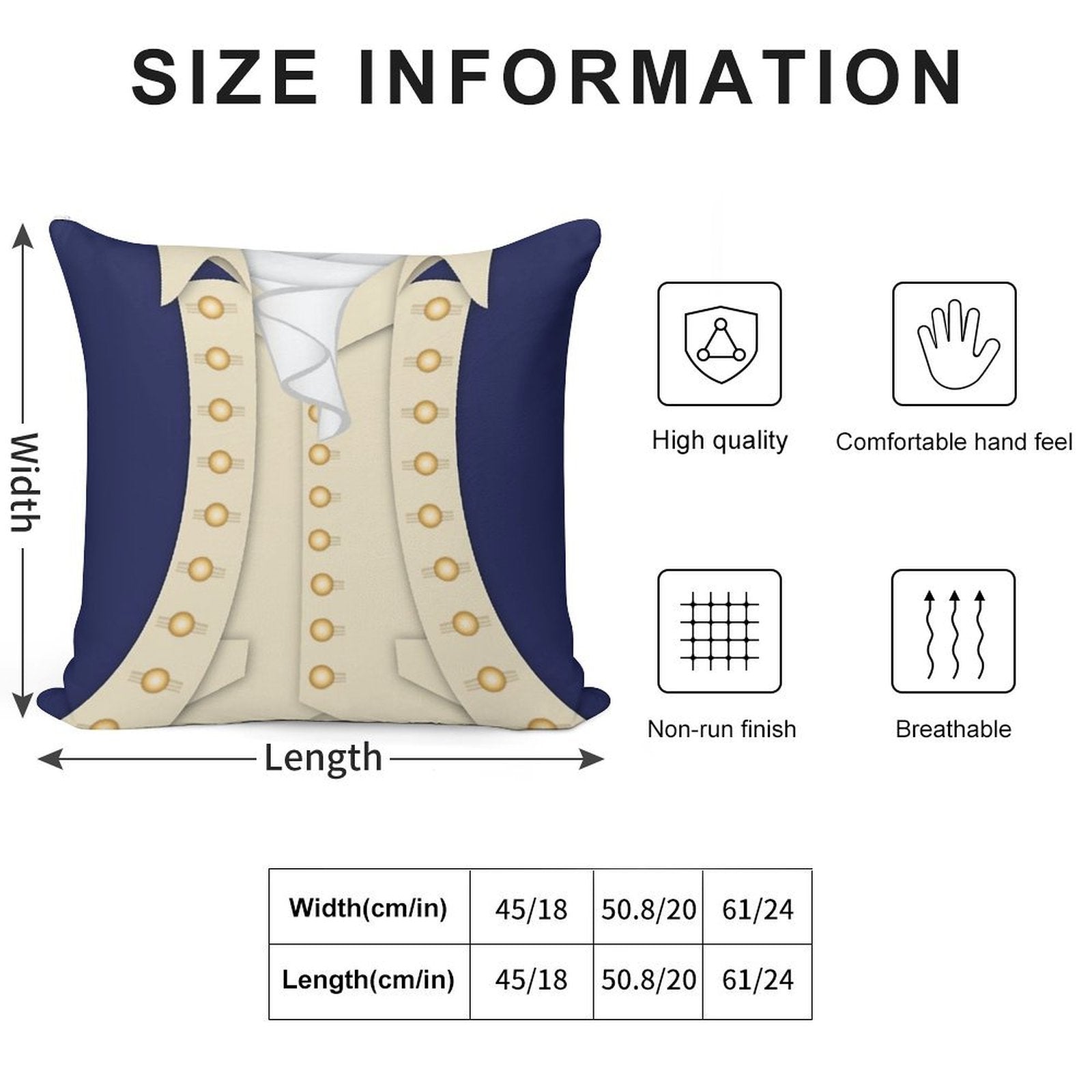 Alexander Hamilton Soft Bedroom Essential Throw Pillow