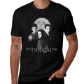 Twilight Saga Black & White Photo Jacob, Bella, Edward Movie  Wrinkle-resistant T-Shirt