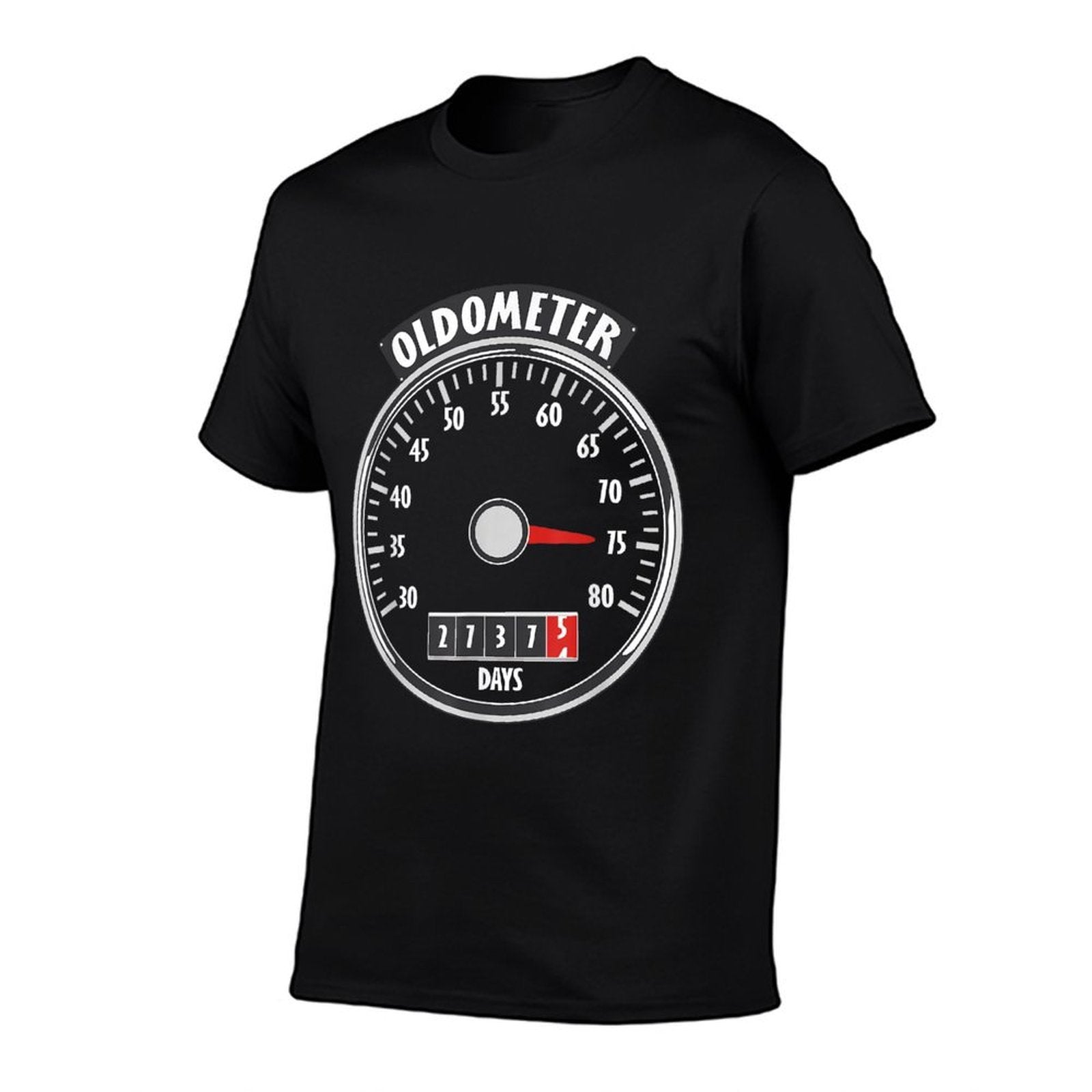 Oldometer 75 Years Old 75th Birthday  Wrinkle-resistant T-Shirt