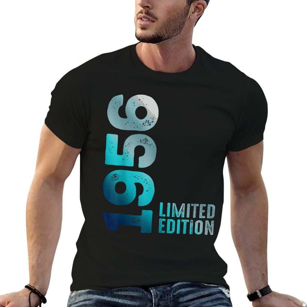 1956 Birth Vintage Since 1956 Retro 1956 Limited Edition  Tagless Design T-Shirt
