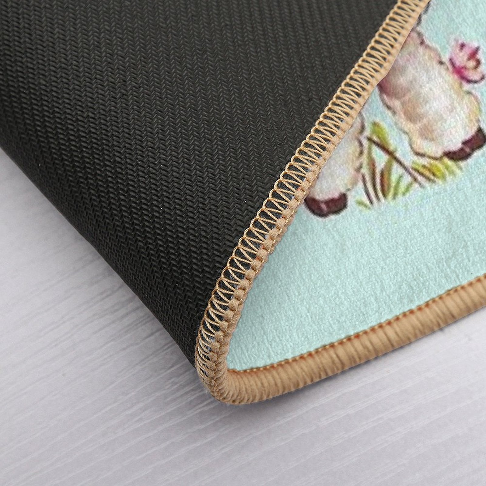 Lamb Lovely Bear  Easy Maintenance Bath Mat