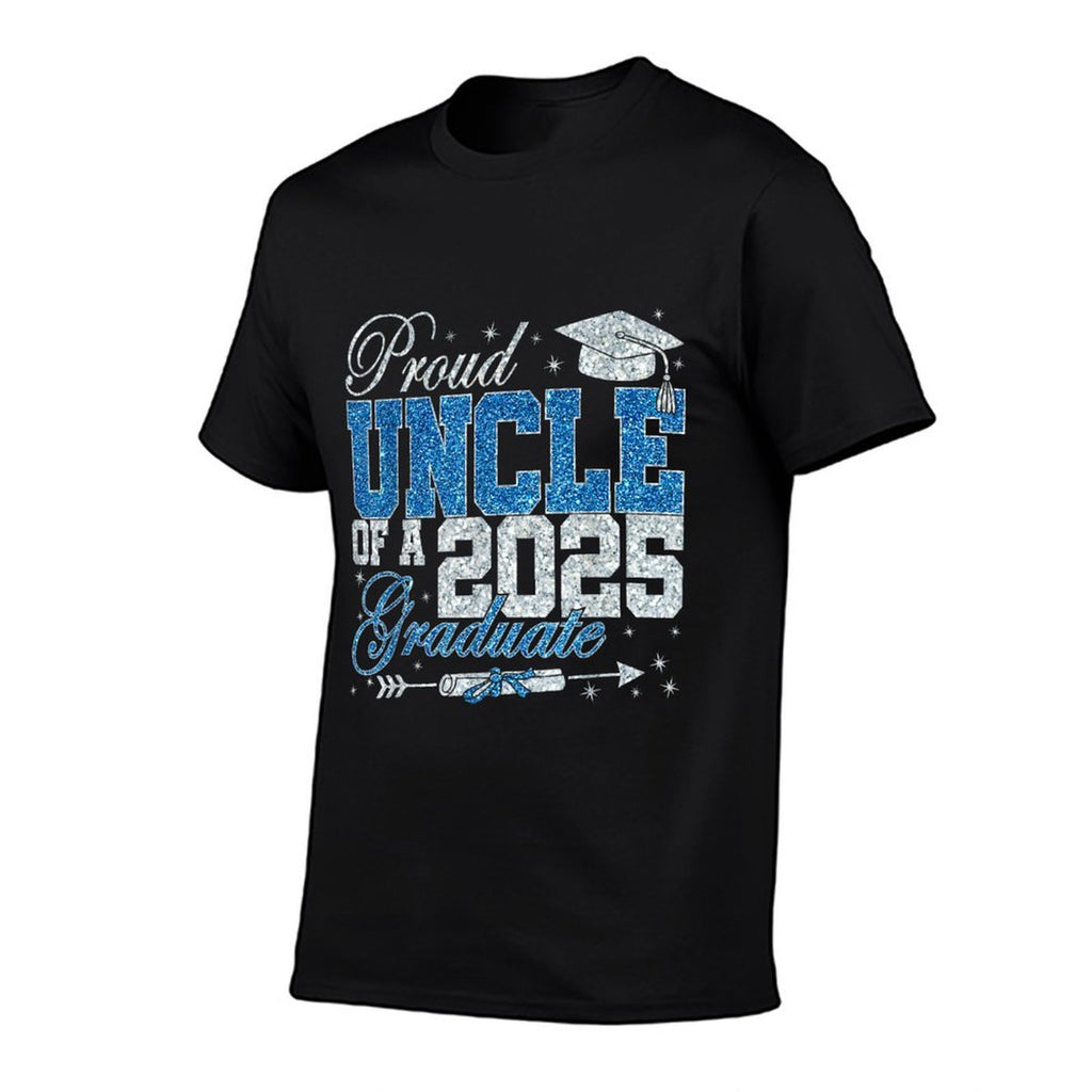 Funny Proud Uncle Of A 2025 Graduate Family Graduation  Versatile T-Shirt