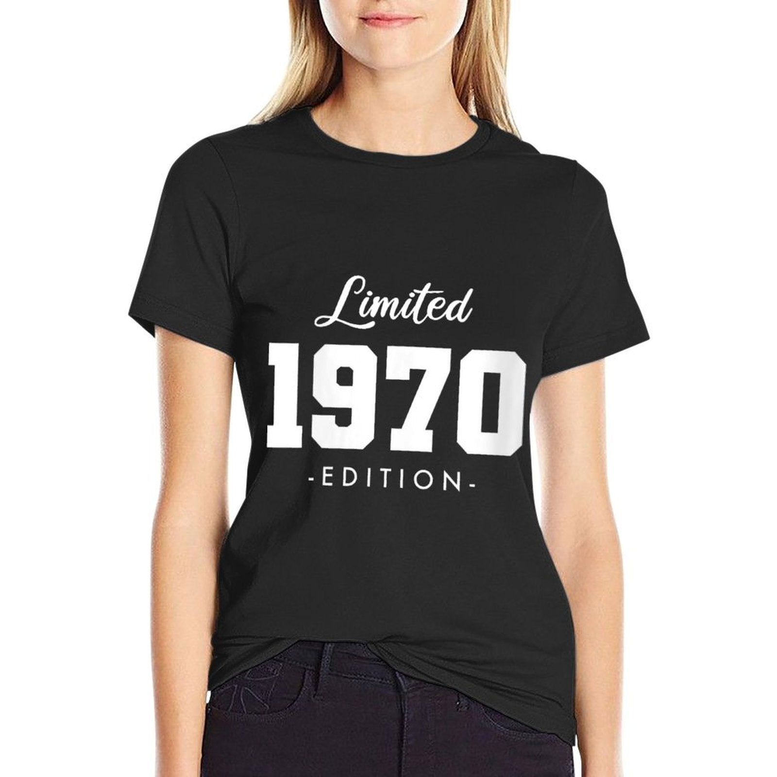 Womens Gift for 55 Year Old 1970 Limited Edition 55th Birthday Comfortable T-Shirt