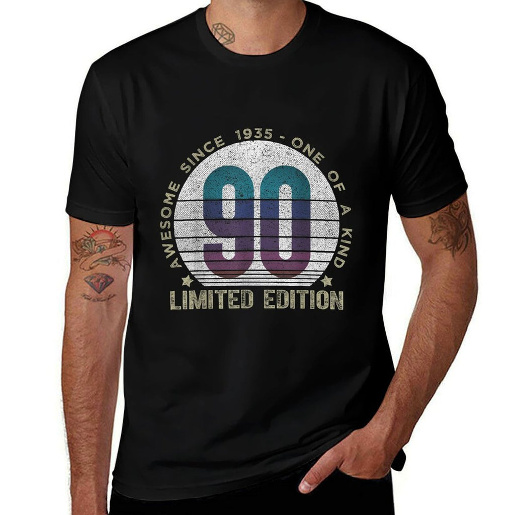 90 Year Old Gifts Vintage 1935 Limited Edition 90th Birthday  Eco-friendly Material T-Shirt
