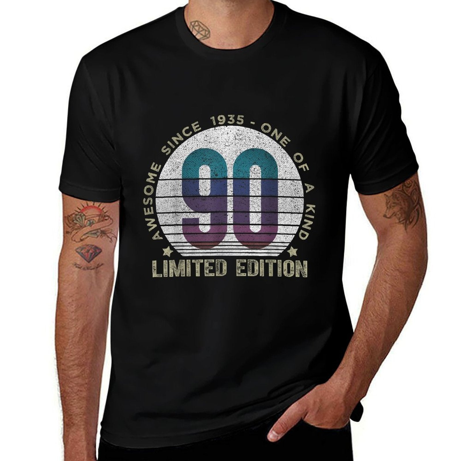 90 Year Old Gifts Vintage 1935 Limited Edition 90th Birthday  Eco-friendly Material T-Shirt