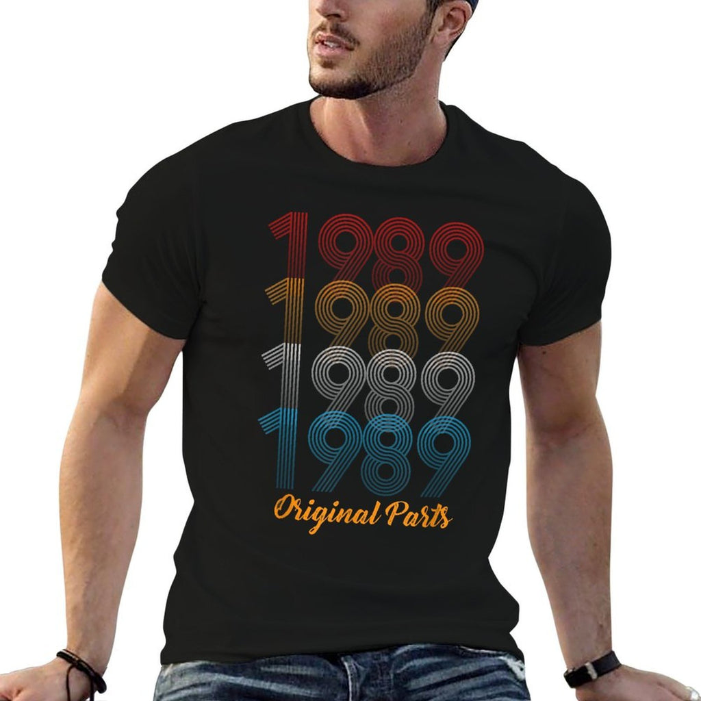 30th Birthday - 1989 Original Parts Retro Funny Gift  Durable T-Shirt