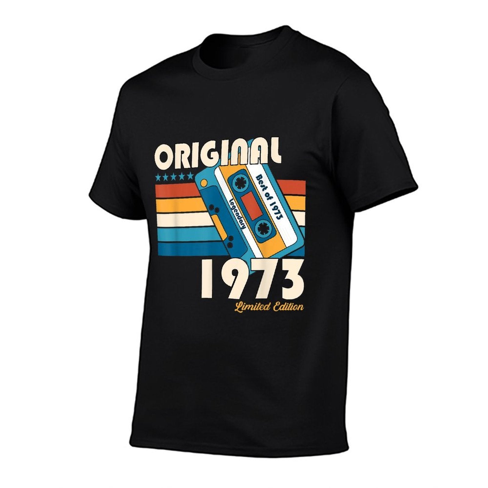 Best of Vintage 1973 50th Birthday Gifts Man Cassette  Durable T-Shirt