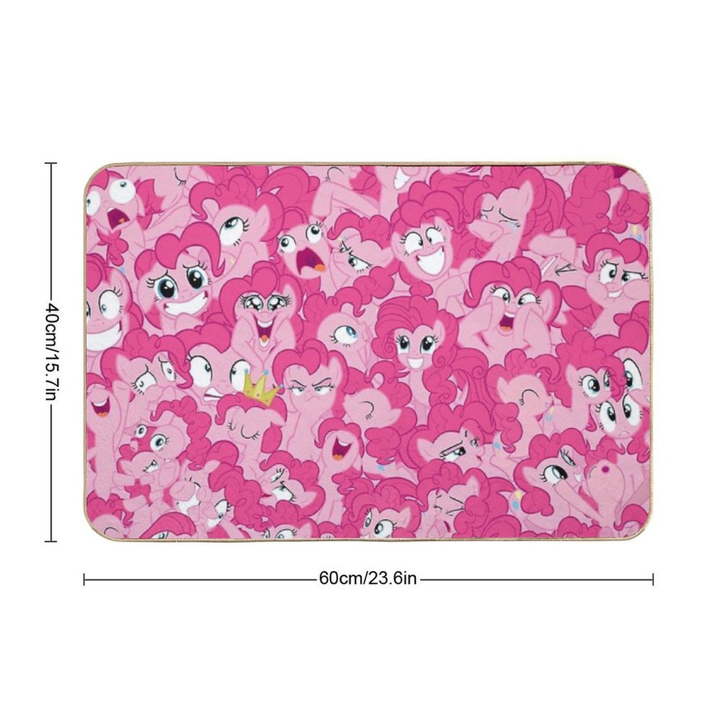 Pinkie Pie Mess  Slip-Resistant Bath Mat