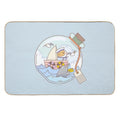Bubu The Guinea Pig, A Jar of Adventure  Fade-Resistant Bath Mat
