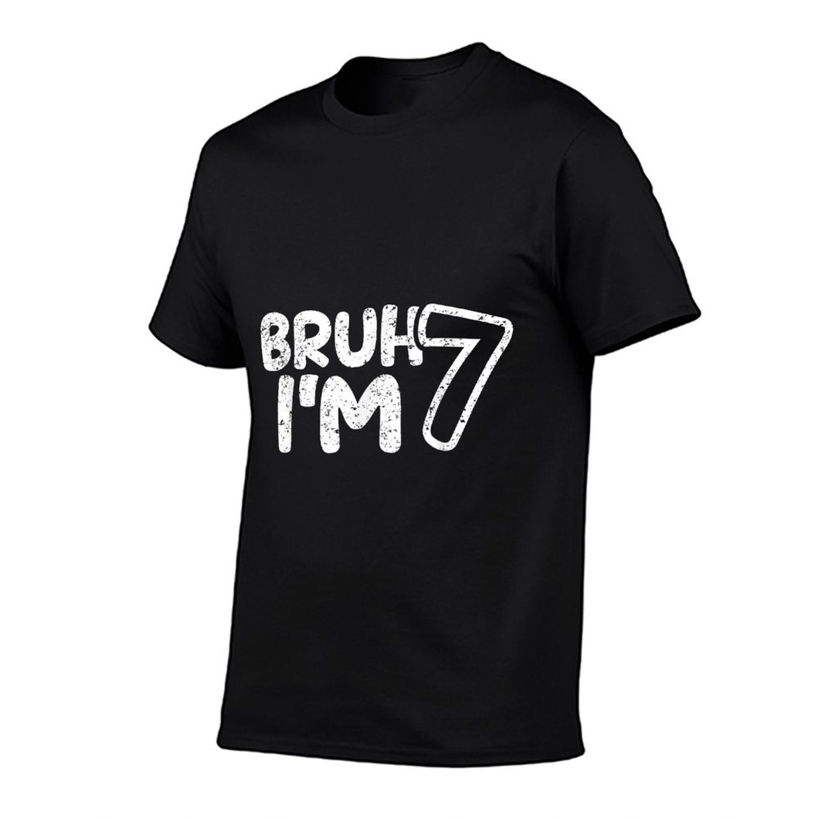 Bruh I'm 7 It's My 7th Birthday 7 Year Old Birthday  Durable T-Shirt