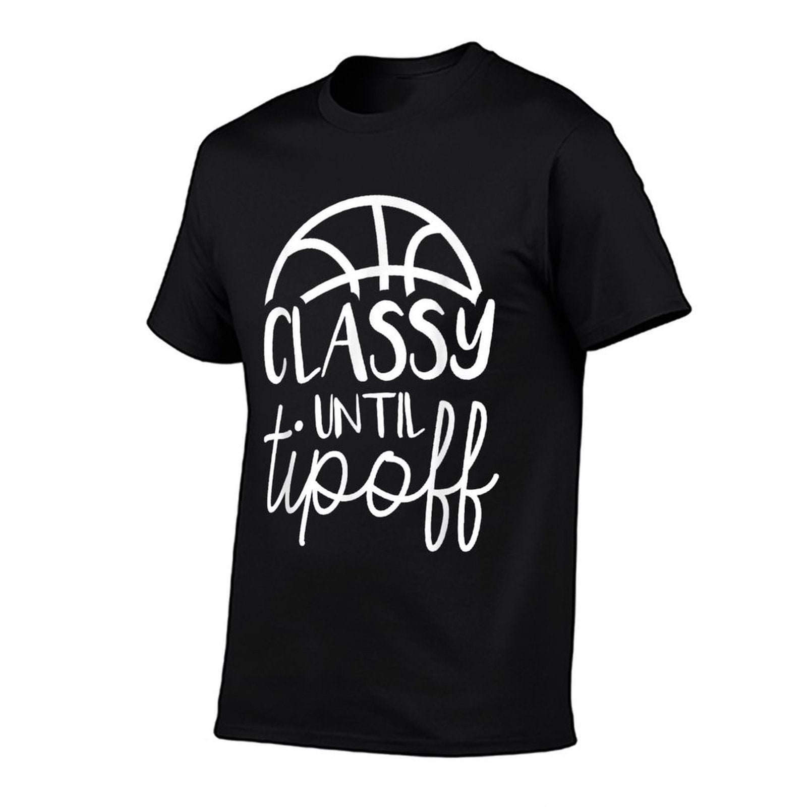 Basketball Mom Classy Until Tipoff Basketball For Women  Odor-resistant T-Shirt