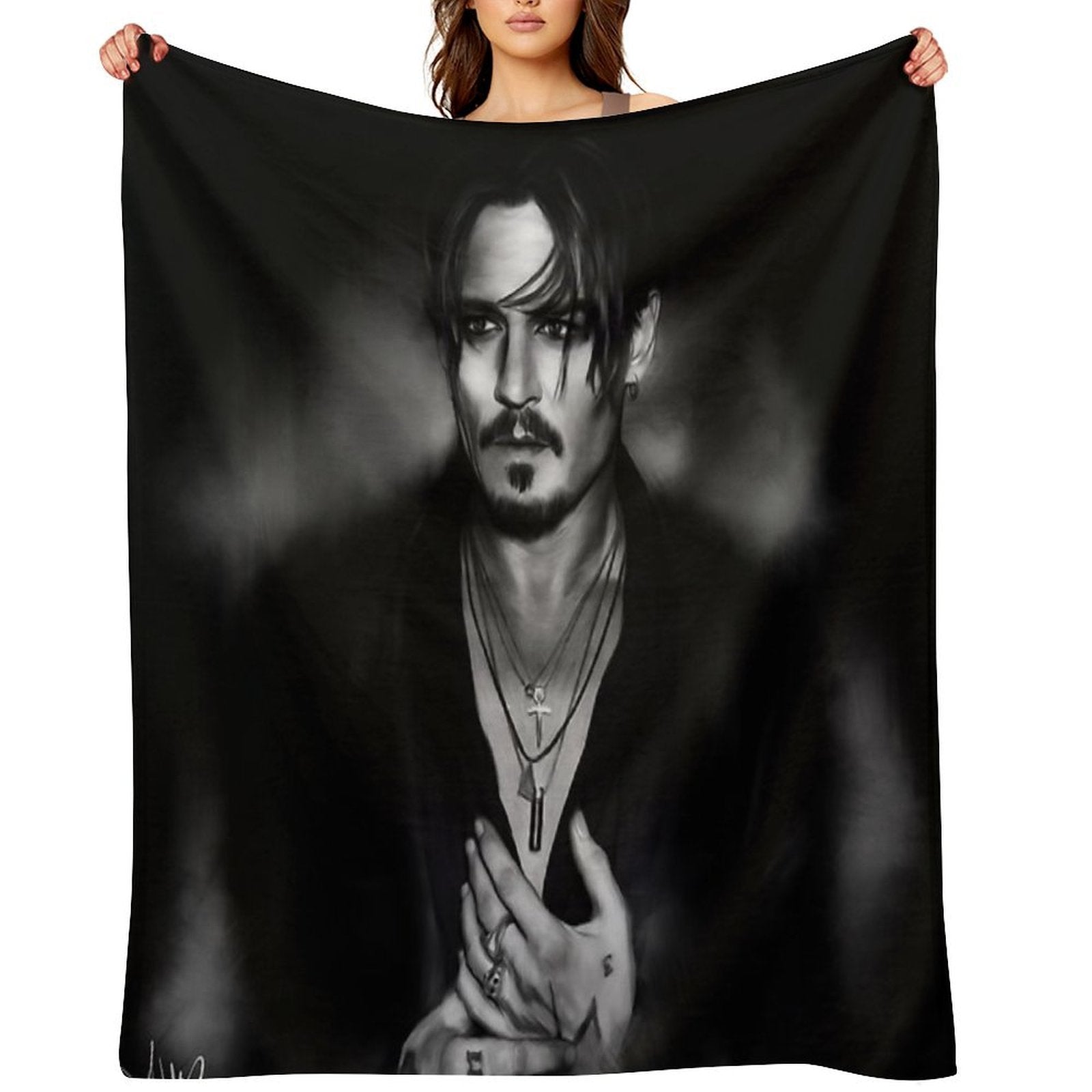 Johnny Sustainable Throw Blanket
