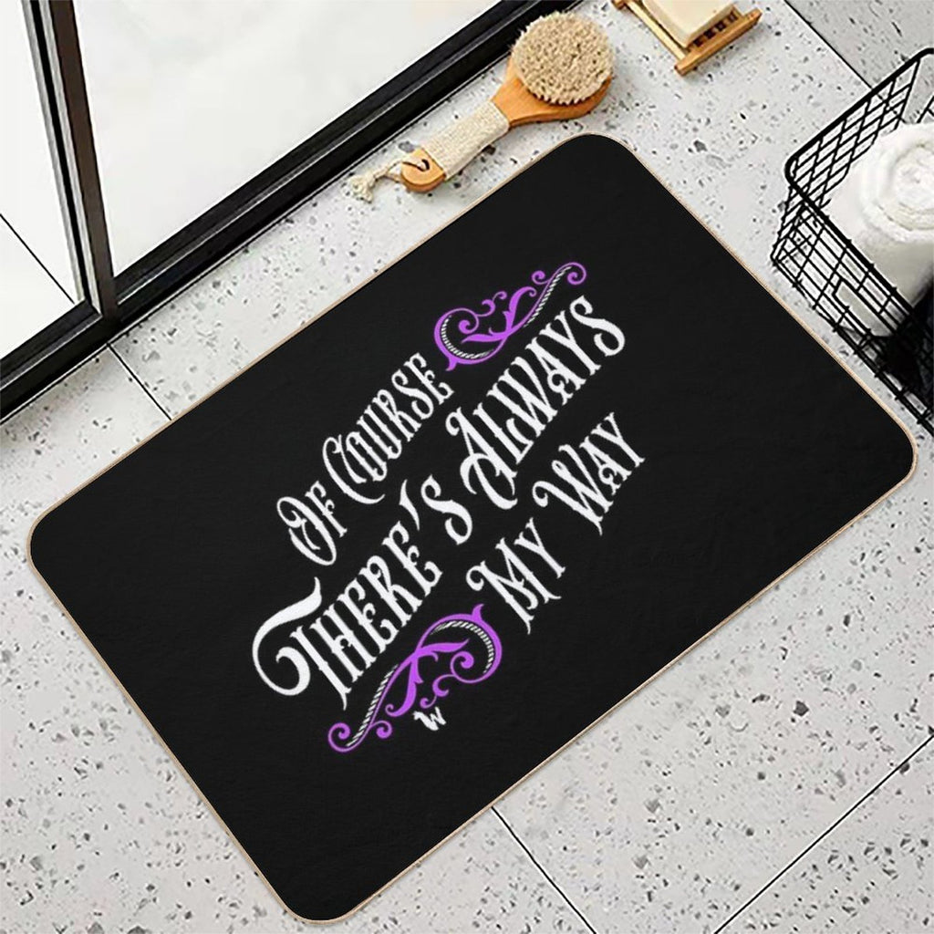 Of Course There's Always My Way Haunted Elevator Speech  Rapid-Drying Bath Mat