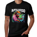 Buffalo Slot Machine Funny Casino Art Casino Lovers Design  Heathered Texture T-Shirt