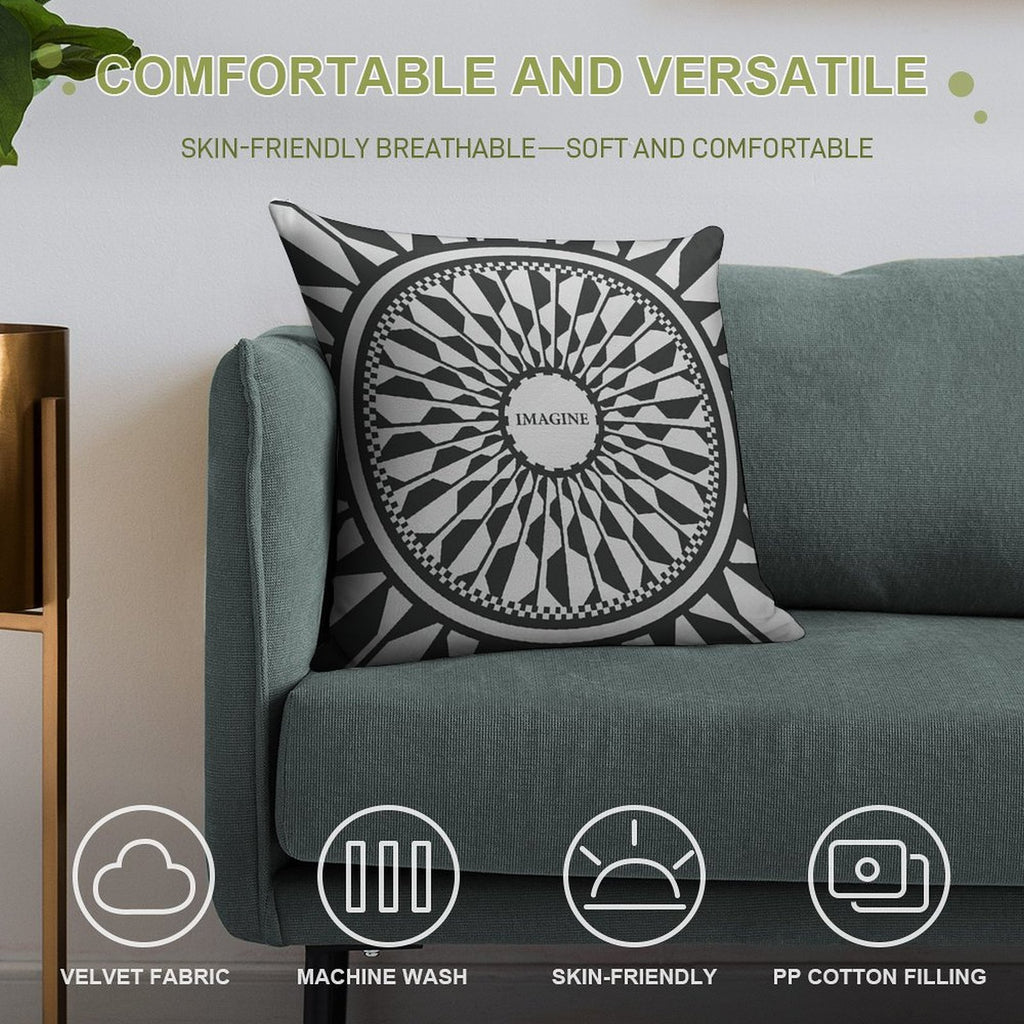 Imagine - Memorial Soft Easy Maintenance Throw Pillow