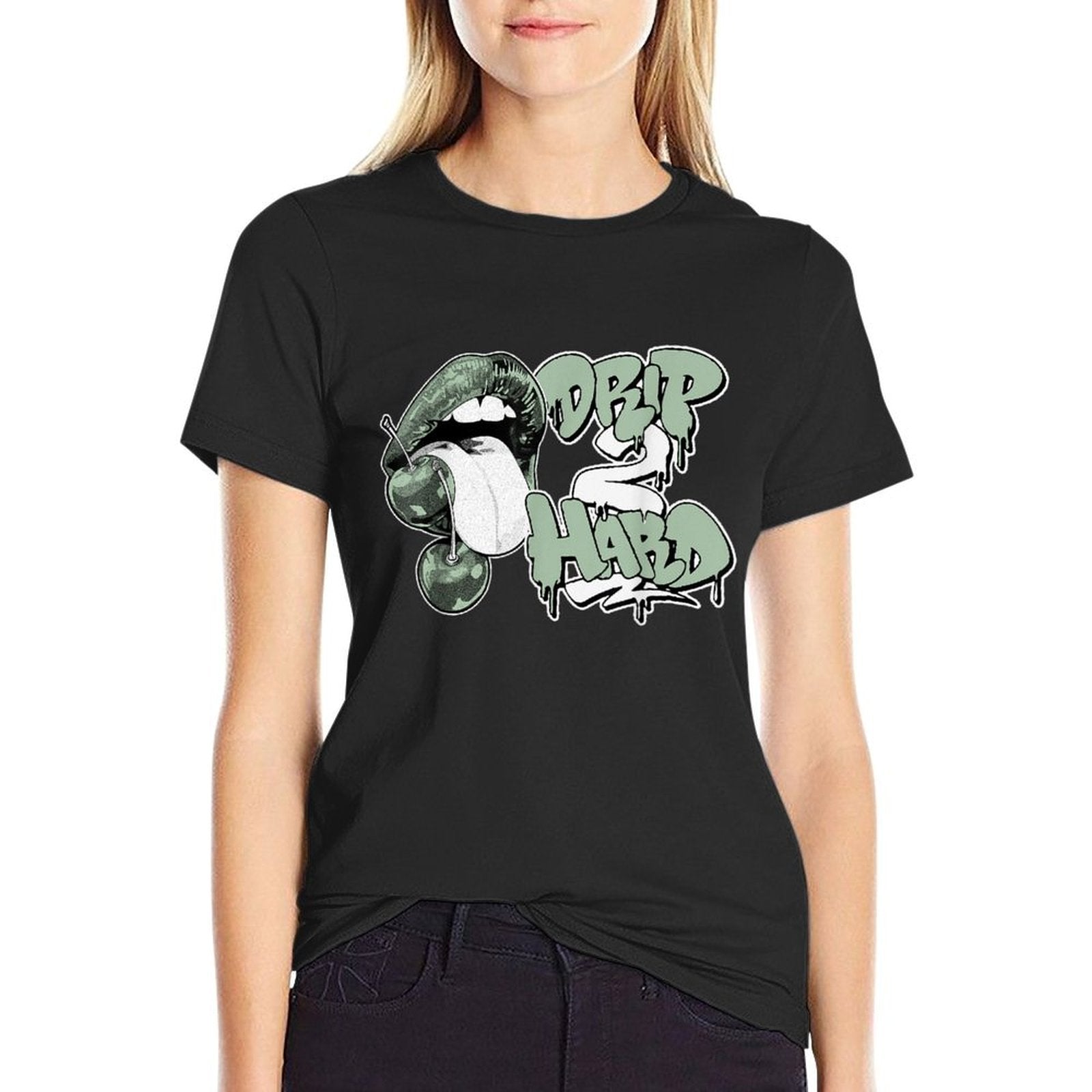 Drip Hard Seafoam Abundance 4s Matching For Men Women  Breathable T-Shirt