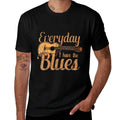 Blues Music Band Lover Vintage Guitar Teacher Funny Blues  Vintage-inspired T-Shirt