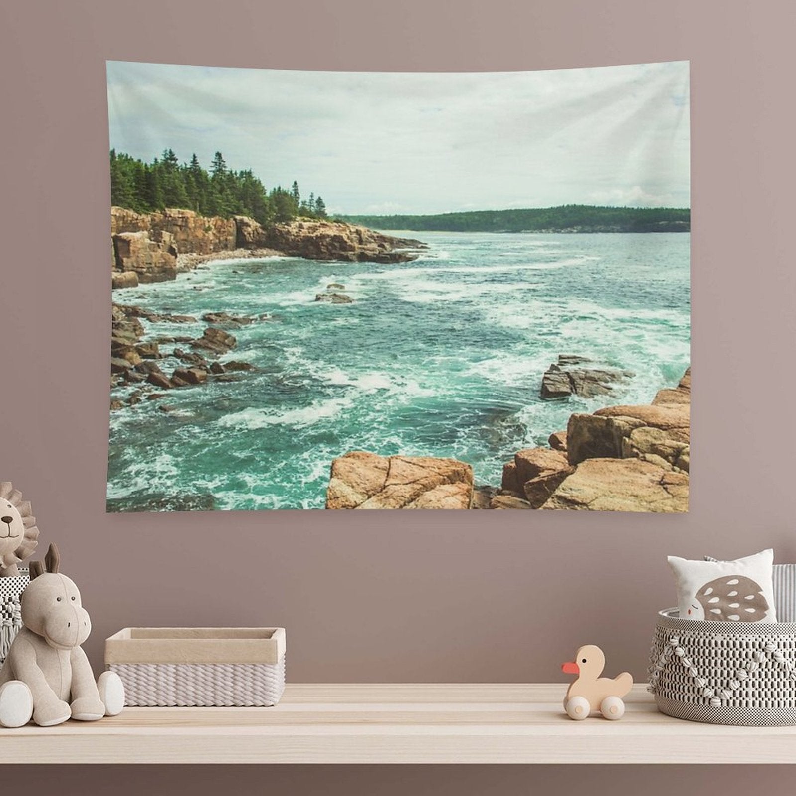 Acadia National Park Seashore II Tapestry