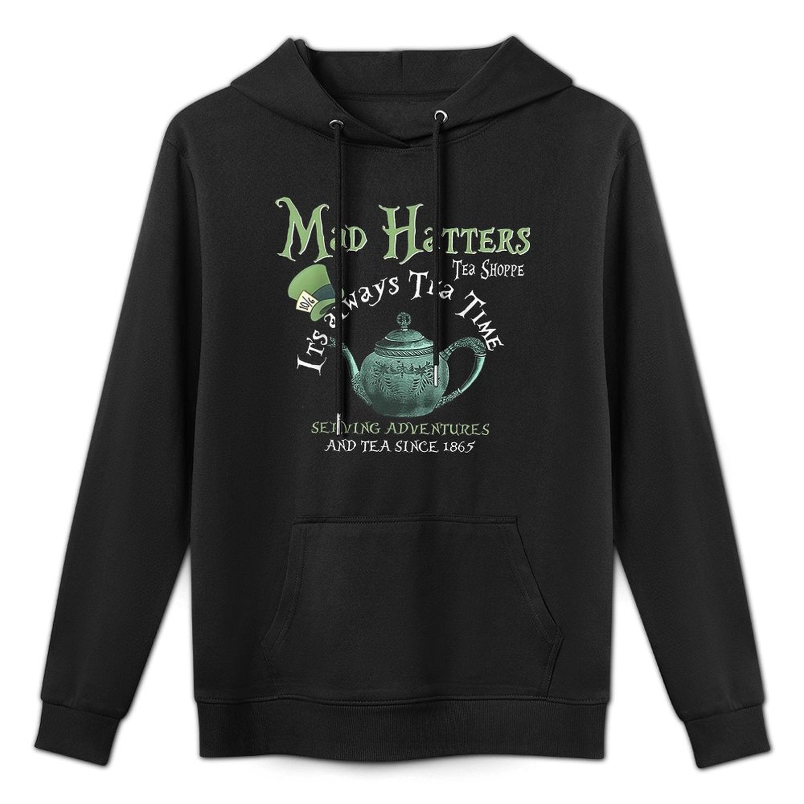 Mad Hatters Tea Shoppe Its Always Tea Time Pilling-Resistant Hoodie