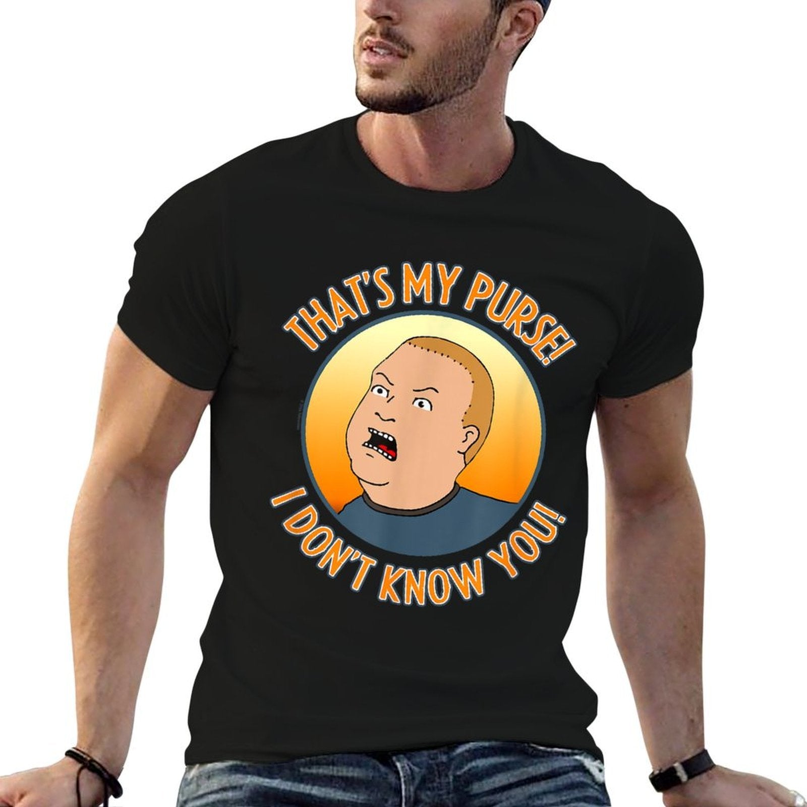 King of The Hill Bobby Thats My Purse Yell Cartoon  Versatile T-Shirt