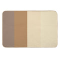Earth Tones Stripes Pattern  Stain-Proof Bath Mat