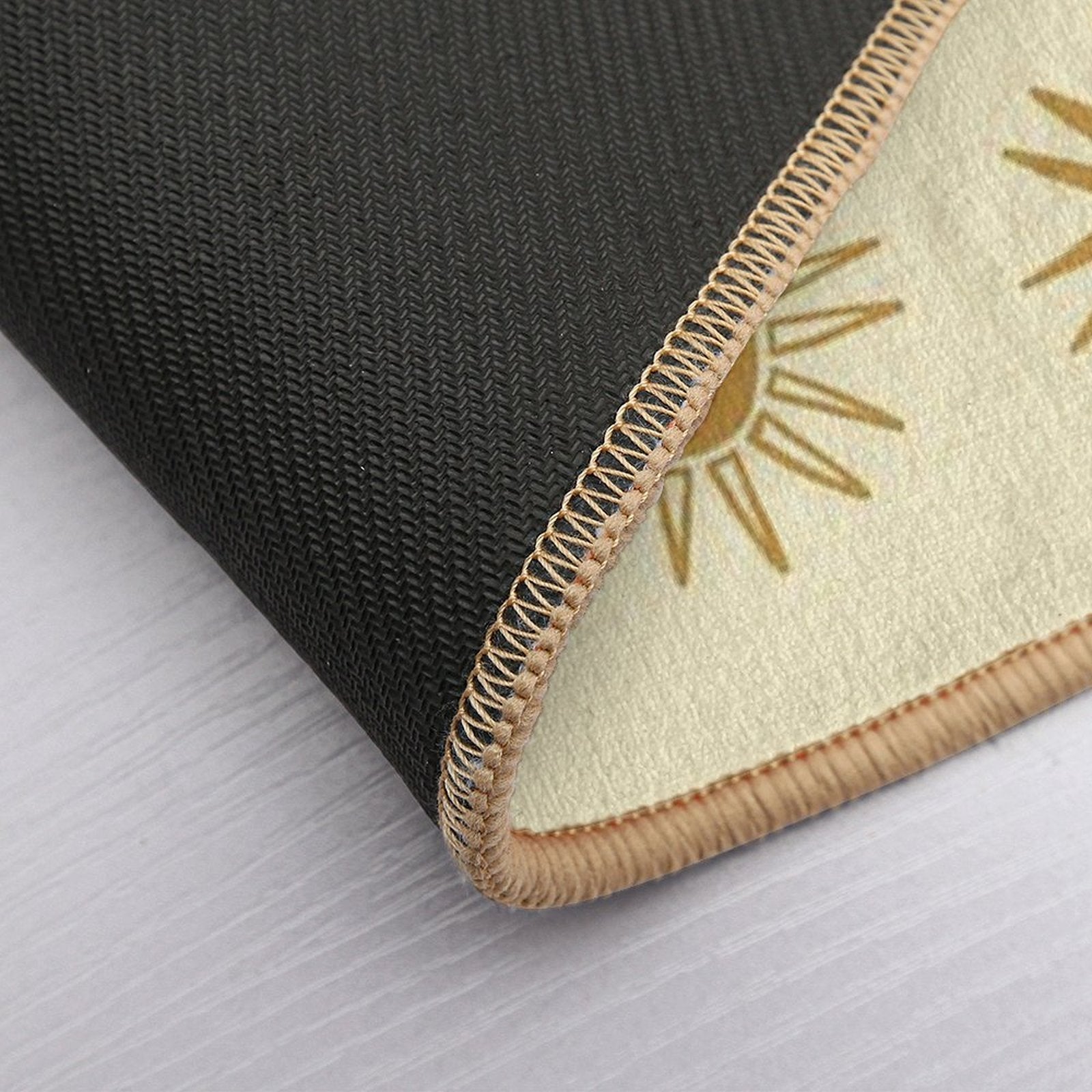Golden Sunset Pattern  Easy To Clean Bath Mat